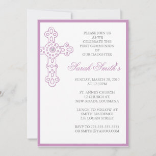 First Communion Invitation