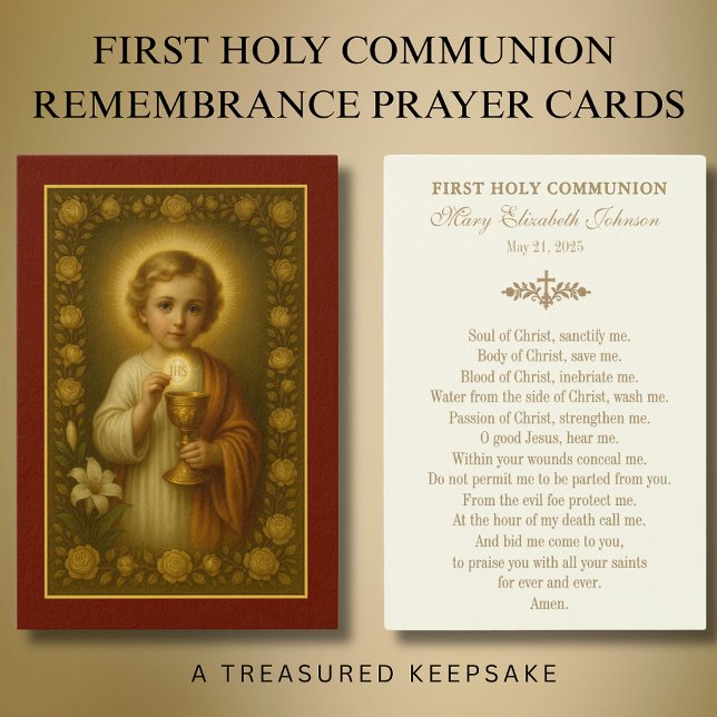 First Communion Jesus Roses Vintage (Creator Uploaded)