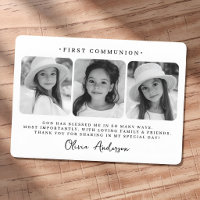 First Communion Modern Simple Chic Photo