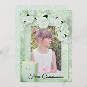 First Communion Photo Invitation