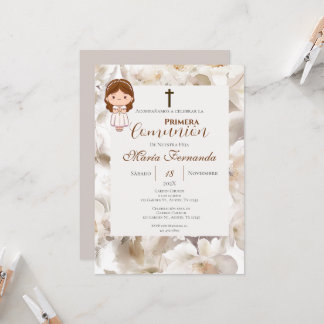 First Communion Spanish Invitation