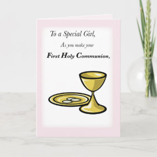 First Communion, Special Girl Card