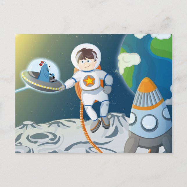 First contact postcard (Front)