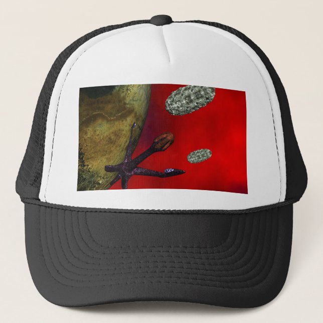 first contact trucker hat (Front)