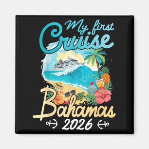 First cruise bahamas 2026 vacation trip matching magnet