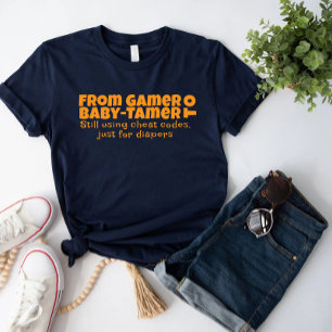 First dad day orange letter ironic T-Shirt