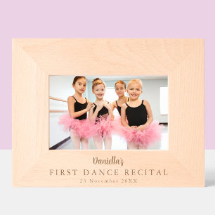 First Dance Recital Custom Keepsake Etched Frames