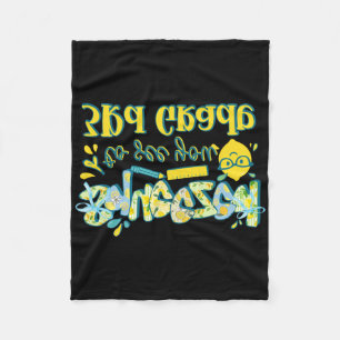 First Day 3rd Grade Teacher Lemon Clroom Back To S Fleece Blanket