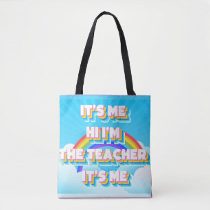 First Day Fun: Colourful Teacher Tote Bag
