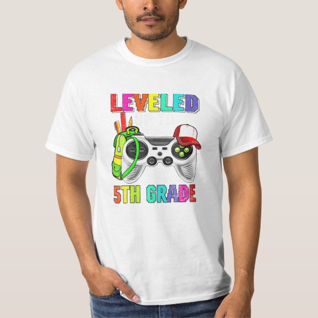 First Day Gamer Boys Back To School T-Shirt (Front)