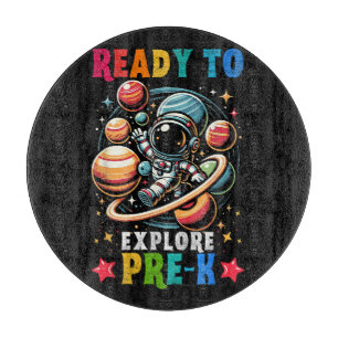 First day Kids Welcome back to School Astronaut Cutting Board