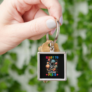 First day Kids Welcome back to School Astronaut Key Ring
