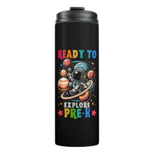 First day Kids Welcome back to School Astronaut Thermal Tumbler
