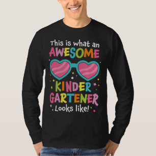 First Day Kindergarten Back to School Awesome Kind T-Shirt