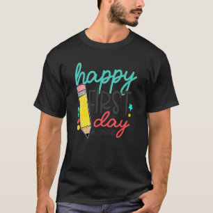 First Day Let's Do This Teacher Student Back To Sc T-Shirt