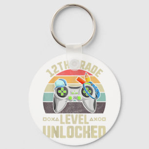 First Day Of 12th Grade Gamer Shirts, 1st Day Of S Key Ring