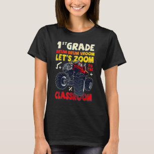 First Day of 1st Grade, Back To School, Monster Tr T-Shirt