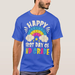 First Day Of 2nd Grade Class Back To School Pop It T-Shirt