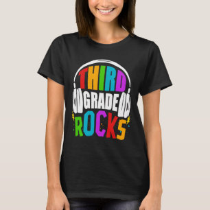 First Day Of 3rd Grade Rocks Back To School Teache T-Shirt