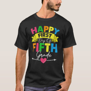 First Day Of 5th Grade Teacher Middle School Back T-Shirt
