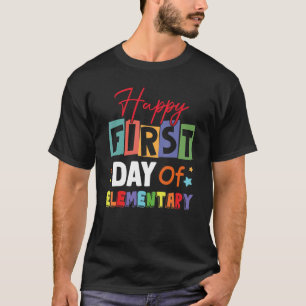 First Day Of Elementary Squad Back To School Teach T-Shirt