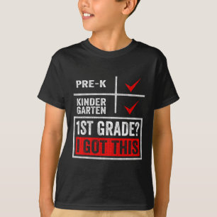 First Day Of First Grade  Boys Girls Back To Schoo T-Shirt