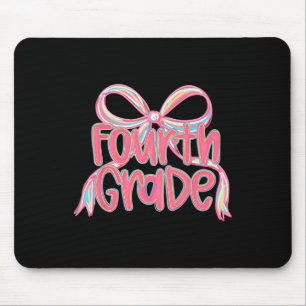 First Day Of Fourth Grade Floral Bundle For Teache Mouse Pad