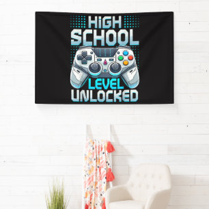 First Day of High School Level Unlocked Banner