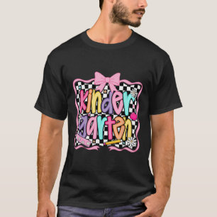 First Day Of Kindergarten Floral Bundle For Teache T-Shirt
