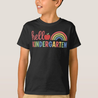 First Day Of Kindergarten Rainbow Toddler Boy Girl T-Shirt