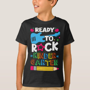 First Day Of Kindergarten Ready To Rock Kindergart T-Shirt