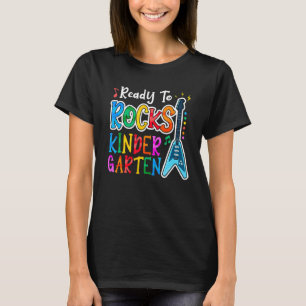 First Day Of Kindergarten Ready To Rock Kindergart T-Shirt