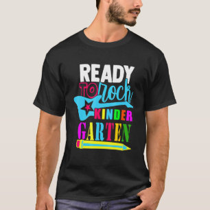 First Day Of Kindergarten Ready To Rock Kindergart T-Shirt