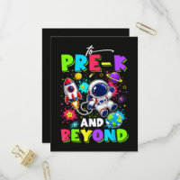 First Day of Pre-K Astronaut Space Back to School