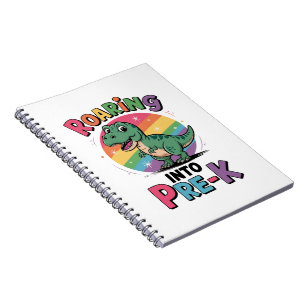 First Day of Pre-K Back to School  Notebook