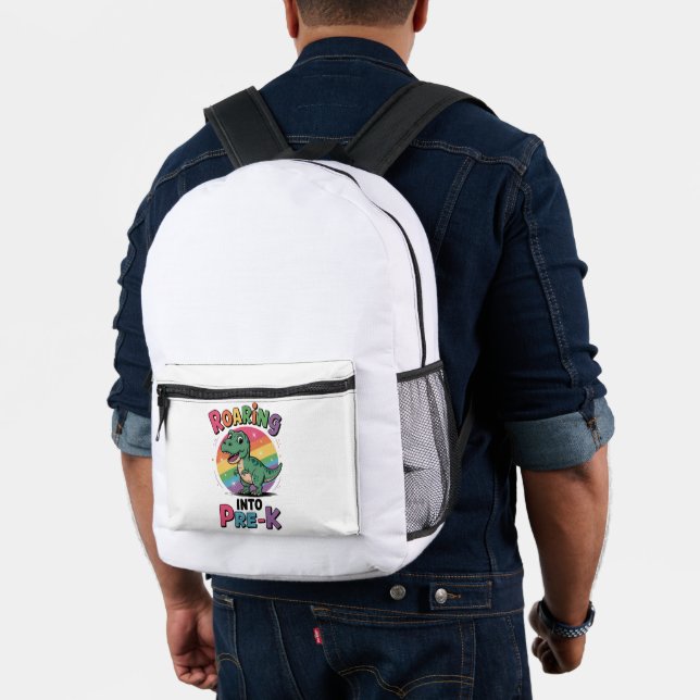 First Day of Pre-K Back to School  Printed Backpack (Insitu (Model))
