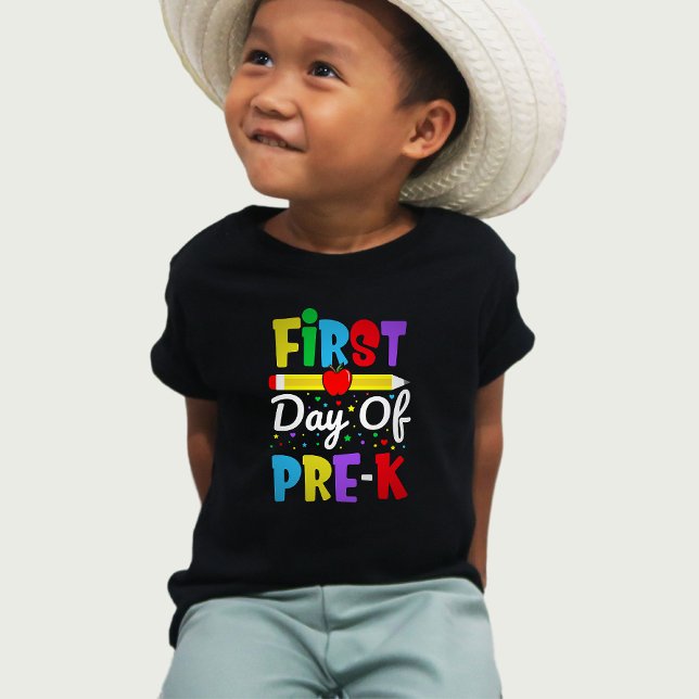 First Day of Pre-K Preschool Toddler T-Shirt (Creator Uploaded)