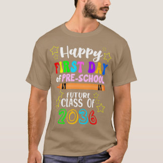 First Day of Preschool Back to School PreK Here I T-Shirt