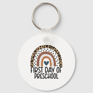 First Day Of Preschool Rainbow Teacher Girls Ck To Key Ring