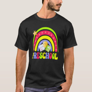 First Day of Preschool Teacher's Back to School Ra T-Shirt