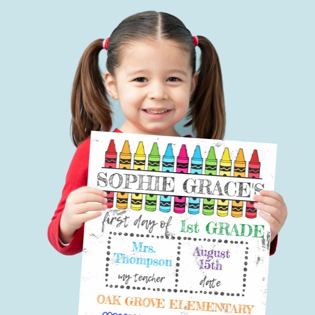 First Day of School, Back to School 1st Day Sign (Creator Uploaded)