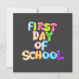 FIRST DAY OF SCHOOL, BACK TO SCHOOL GIFTS MAGNETIC INVITATION