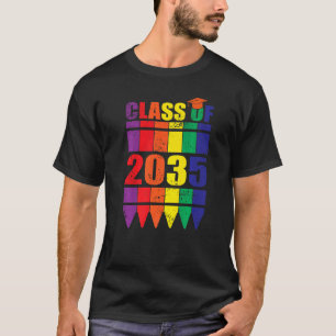 First Day Of School Class of 2035 New Student T-Shirt