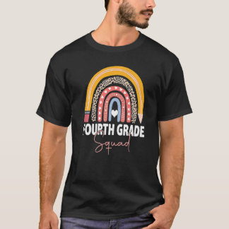 First Day Of School Fourth Grade Squad Team Teache T-Shirt