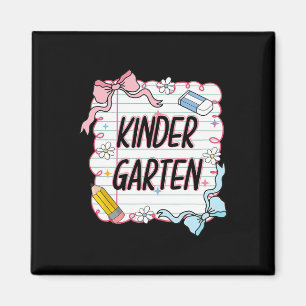 First Day Of School Girly Coquette3 Magnet