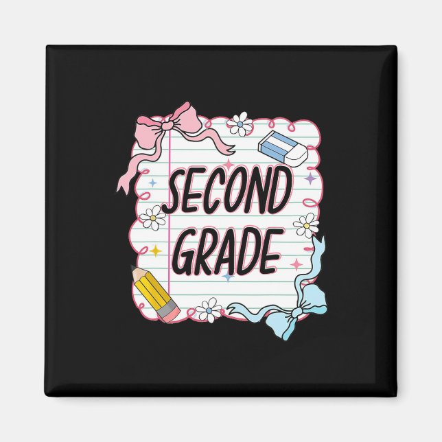 First Day Of School Girly Coquette5  Magnet (Front)