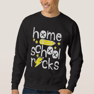 First Day Of School Homeschool Rocks Teacher Sweatshirt