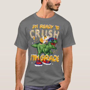 First Day Of School Im Ready To Crush 5TH Grade Di T-Shirt