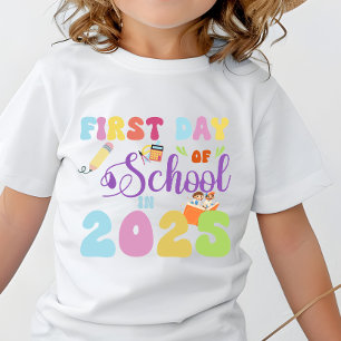 First Day of School in 2025 Back to School  T-Shirt