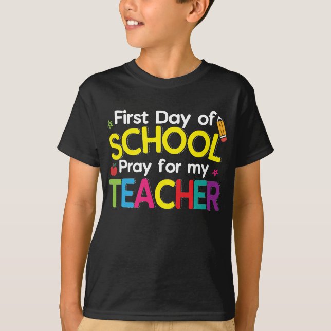 First Day Of School Kids T-shirt Back To School (Front)
